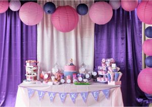 Purple and White Birthday Decorations Pink and Purple Birthday Party Ideas Photo 2 Of 23