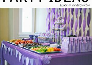 Purple and White Birthday Decorations Purple Birthday Party I Watch them Grow