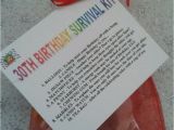 Quirky Birthday Gifts for Him 30th Birthday Survival Kit Fun Unusual Novelty Present