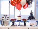 Red and Silver Birthday Decorations Kara 39 S Party Ideas Black White Red Elegant Birthday Party