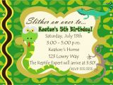 Reptile Birthday Invitations Printable Free Digital Reptile Snake Photo Birthday Party Invitation You