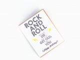 Rock and Roll Birthday Cards Free Rock and Roll Will Never Die Letterpress Birthday Card