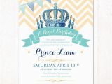 Royal Birthday Invitation Card Royal Prince Birthday Invitations Hostess Ink My Style