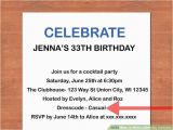 Rsvp Birthday Invitation Sample How to Write A Birthday Invitation 14 Steps with Pictures