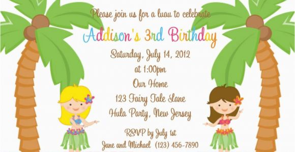 Sample Birthday Invitation Wording for Kids 18 Birthday Invitations for Kids Free Sample Templates