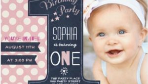 Sample Invitation for 1st Birthday Party 30 First Birthday Invitations Free Psd Vector Eps Ai