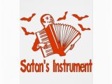 Satanic Birthday Cards Satan 39 S Instrument Greeting Card Zazzle