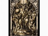 Satanic Birthday Cards Satan Enthroned Winter solstice Greeting Card Zazzle