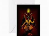 Satanic Birthday Cards Satanic Goat Greeting Cards Pk Of 10 by Satanicgoat
