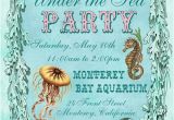Sea themed Birthday Invitations Under the Sea Birthday Party Invitations Eysachsephoto Com