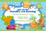 Sea themed Birthday Invitations Under the Sea theme Birthday Party Invitation Boys Under the