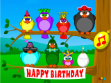 Send A Free Birthday Card by Email Singing Birds Birthday Send Free Ecards From 123cards Com
