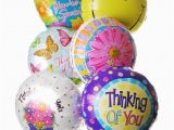 Send Birthday Flowers and Balloons Send Thinking Of You Balloon Bouquet Blue Iris