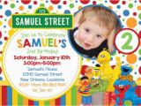 Sesame Street Photo Birthday Invitations Free Sesame Street Birthday Invitations Bagvania Free