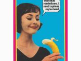 Sexy Birthday Card for Women I Need to Phone My Husband Greeting Card Retro Adult
