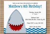 Shark Birthday Invitations Free Printables 6 Best Images Of Shark Birthday Invitations Printable