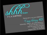 Shhh Birthday Invitations Shhh Surprise Birthday Invitations Printable Digital File