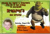 Shrek Birthday Invitations Shrek Birthday Invitations and Party Supplies