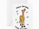Sing Birthday Cards Singing Pony Birthday Card by Horses by Hawk