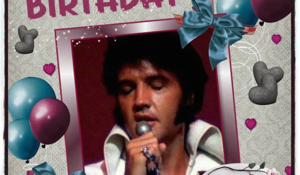 Singing Elvis Birthday Card Elvis Presley Virtual Birthday Cards