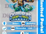 Skylanders Birthday Party Invitations Skylanders Swap force Birthday Party Personalized by