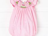 Smocked Birthday Dresses Smocked Birthday Bubble Pink Gingham Smocked Auctions
