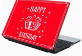 Snapdeal Birthday Gifts for Him Amy Red Happy Birthday Gift Laptop Skin Buy Amy Red