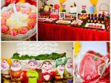 Snow White Birthday Party Decoration Ideas Kara 39 S Party Ideas Snow White themed Birthday Party with
