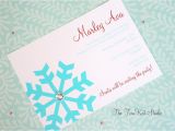 Snowflake Birthday Invitations Printable the tomkat Studio Project Nursery Little Snowflake 1st