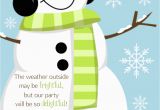 Snowman Birthday Invitations Snowman Invitation Personalized Custom Winter Christmas