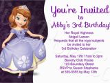 Sofia the First Personalized Birthday Invitations sofia the First Birthday Party Invitation Traditional Style