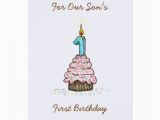 Son First Birthday Card son 39 S First Birthday Greeting Card Zazzle