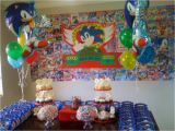 Sonic Birthday Party Decorations sonic the Hedgehog Birthday Party Ideas Photo 8 Of 13