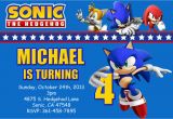 Sonic Birthday Party Invitations sonic the Hedgehog Birthday Invitations Dolanpedia