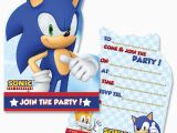 Sonic the Hedgehog Birthday Invitations sonic Birthday Invitations Best Party Ideas