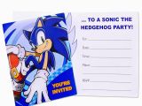 Sonic the Hedgehog Birthday Invitations sonic the Hedgehog Invitations Birthdayexpress Com