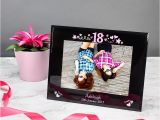 Special Gifts for Her 18th Birthday Personalised 18th Birthday Glass Photo Frame Buy From