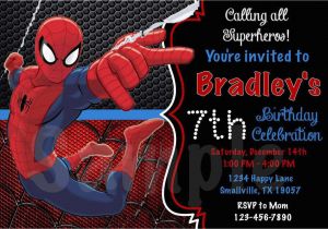 Spiderman Birthday Invites Spiderman Birthday Invitations Egreeting Ecards