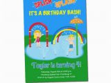 Splash Pad Birthday Invitations Printable Splash Pad Party Invitations 588 by Your
