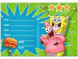 Spongebob 1st Birthday Invitations Sponge Bob Party Invitation orderecigsjuice Info