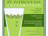 St Patrick S Day Birthday Invitations St Patricks Day Celebration Party Pint Invitation Zazzle