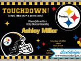 Steelers Birthday Invitations Custom Pittsburgh Steelers Baby Shower Invitations