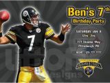 Steelers Birthday Invitations Items Similar to Nfl Steelers Football Birthday Invitation
