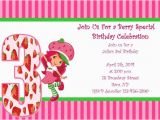 Strawberry Shortcake Birthday Invitations Free Printables Girls Strawberry Shortcake Printable Birthday Party Invitation