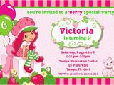 Strawberry Shortcake Personalized Birthday Invitations Free Printable Strawberry Shortcake Birthday Party