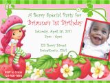 Strawberry Shortcake Personalized Birthday Invitations Parties Quot R Quot Personal Strawberry Shortcake Personalized