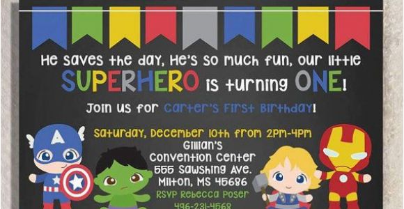 Superhero 1st Birthday Invitations Best 25 Superhero First Birthday Ideas On Pinterest