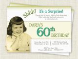 Surprise 60th Birthday Party Invitation Wording Surprise 60th Birthday Invitation Digital Printable File