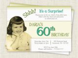 Surprise 60th Birthday Party Invitations Template Surprise 60th Birthday Invitation Digital Printable File