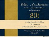 Surprise 80th Birthday Invitation Wording Surprise 80th Birthday Invitation Templates
